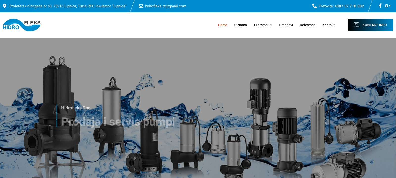 Prodaja i servis pumpi za vodu - Hidrofleks d.o.o.